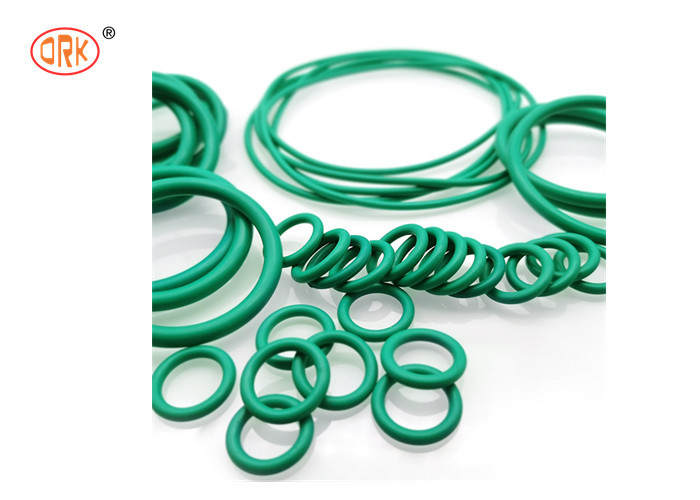 Green HNBR AS568 PG Flat Rubber O Ring Seals untuk aplikasi penyegelan industri