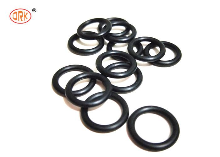 Hitam 30-90 Shore-A atau IRHD Kekerasan Segel Kimia Klasik FKM FPM Segel O-ring Karet Datar