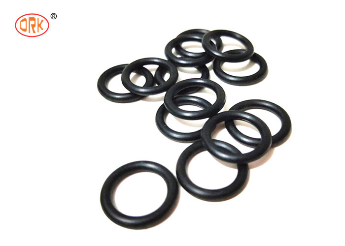 Hitam 30-90 Shore-A atau IRHD Kekerasan Segel Kimia Klasik FKM FPM Segel O-ring Karet Datar