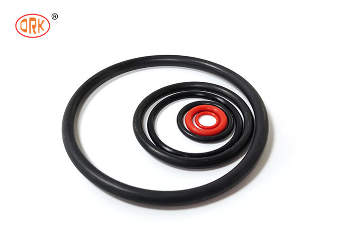 Merah Hitam Warna Disesuaikan EPDM Jenis Karet O-Ring Material Seal untuk Aplikasi Tekanan Tinggi