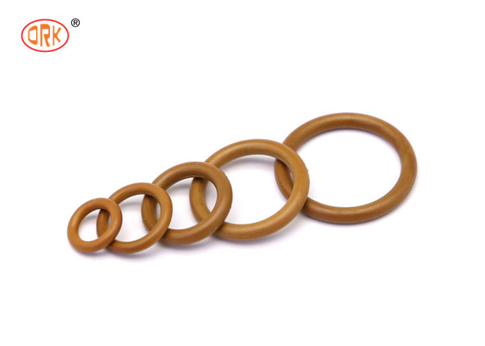Brown Neoprene 70 Shore Jenis Karet O Ring Ukuran Cetakan untuk Hidraulik Pump Seal Solusi