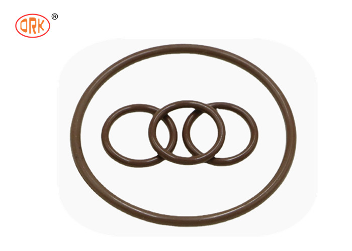 Brown Neoprene 70 Shore Jenis Karet O Ring Ukuran Cetakan untuk Hidraulik Pump Seal Solusi