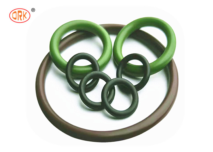 Brown Neoprene 70 Shore Jenis Karet O Ring Ukuran Cetakan untuk Hidraulik Pump Seal Solusi
