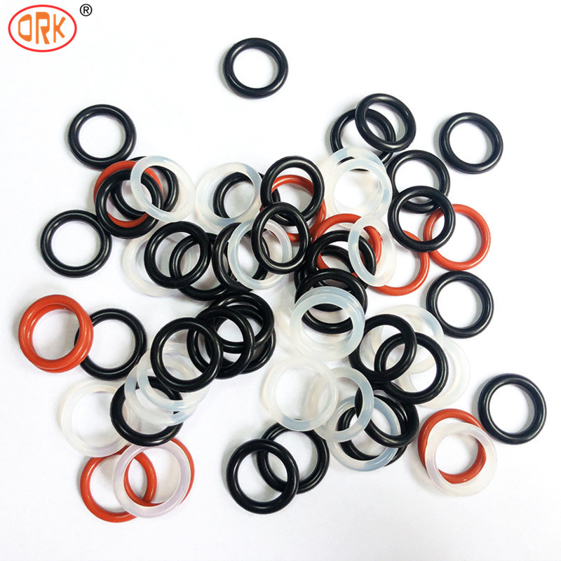 Rohs Kompatibel Plastik Pipe Karet Seal Berwarna silikon O Ring Epdm Material FKM NBR
