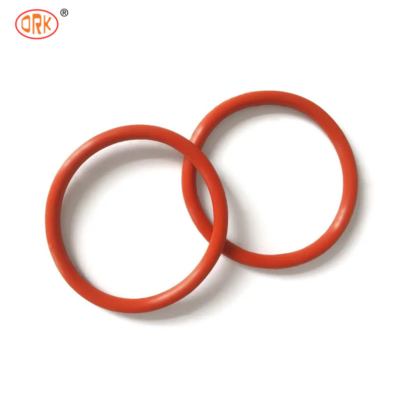 Elastomer merah O Ring EPDM FKM NBR 70 Shore Karet O Ring Silikon High Seals Ukuran khusus