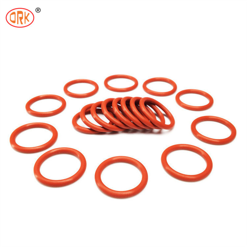 Elastomer merah O Ring EPDM FKM NBR 70 Shore Karet O Ring Silikon High Seals Ukuran khusus