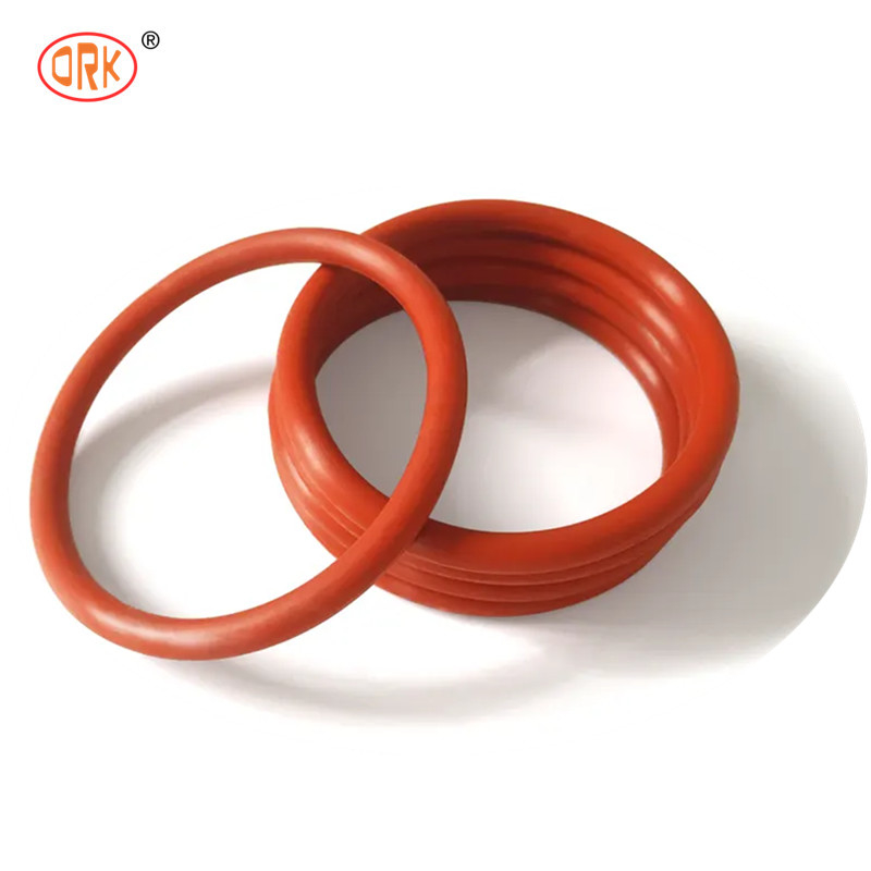 Elastomer merah O Ring EPDM FKM NBR 70 Shore Karet O Ring Silikon High Seals Ukuran khusus