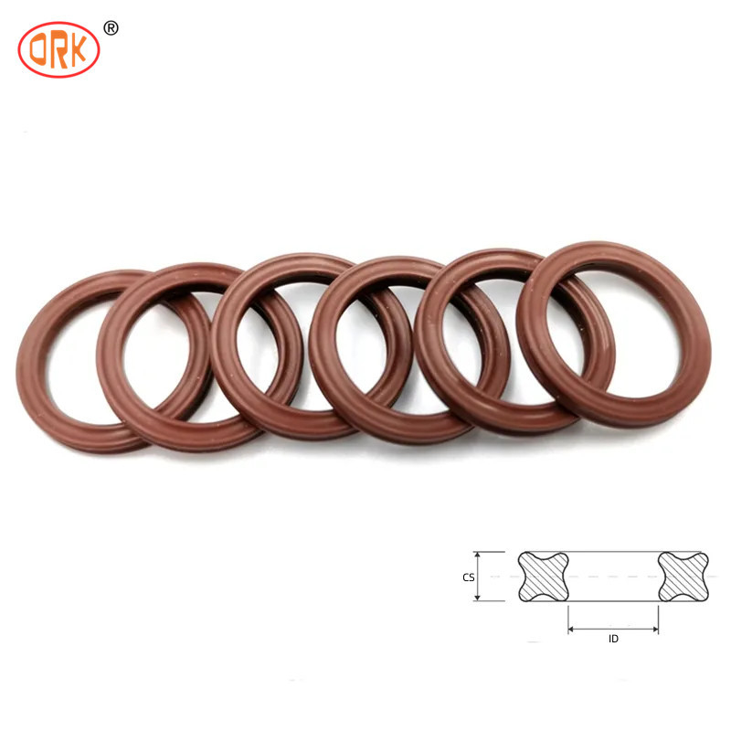 Quard Ring Hydraulic Oil Seal NBR 90 Shore X Ring Seal OEM Untuk Mechanical Seal Burgmann