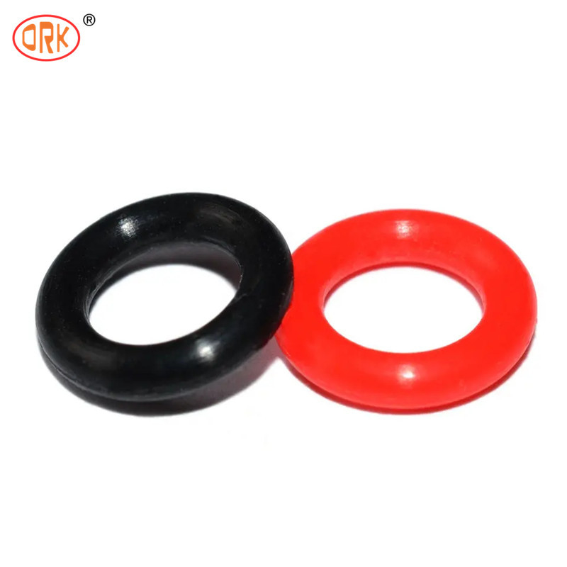 Hitam Merah Lembut O Cincin Tahan Korosi Suhu Neopren CR Karet Pipa Gasket