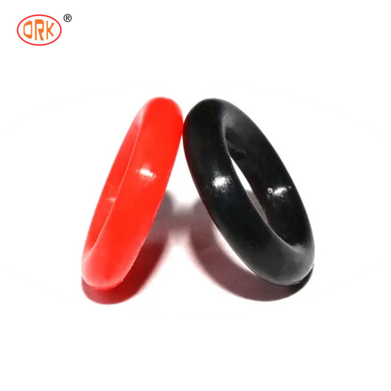 Hitam Merah Lembut O Cincin Tahan Korosi Suhu Neopren CR Karet Pipa Gasket